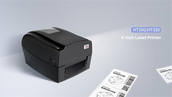 HPRT HT300熱轉印標籤印表機：設備檢測的高效二維碼列印
